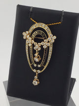 14KY Diamond Broach/Pendant BCH111