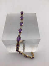 14KY Amethyst Bracelet BR117