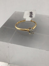 14KY Diamond Solitare Ring CON118