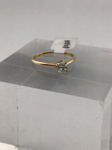 14KY Diamond Solitare Ring CON118