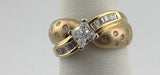 14KY Multi Shaped Stone Diamond Ring CON128