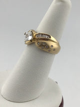 14KY Multi Shaped Stone Diamond Ring CON128