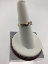 14KYW Two-Tone Wedding Set CON131