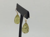 14KY Lemon Drop Citrine Earrings E127