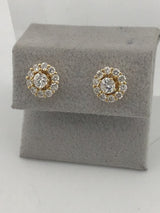 14KY Diamond Earrings E153