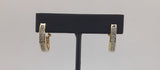 14KY Diamond Hoops E182