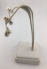 14KY Pearl Dangles E214