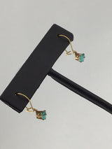 10KY Blue Zircon Drops E227