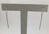 925 CZ Bar Earrings E245