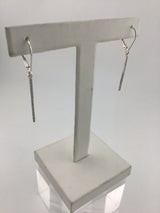 925 CZ Bar Earrings E245