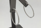 14KW Diamond Hoop Huggies E256