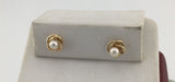 14KY Pearl Studs E282