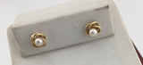 14KY Pearl Studs E282
