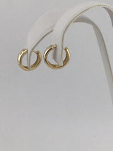 14KY Pave Diamond Earrings E298
