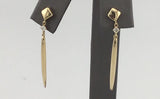 14KY Diamond Dangles E301