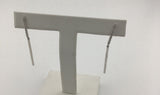 14KW Diamond Bar Dangles E302