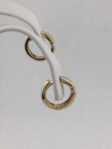 14KY Diamond Hoops E303