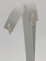 14KY Diamond Huggies E305