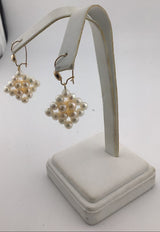 GF Pearl Cluster Earrings E317