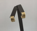 14KY Small hoop earrings E322