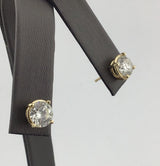 14KY Giant Diamond Studs E343