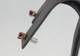 14KY Red Stone Studs E348