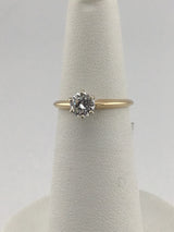14KY Diamond Solitare Ring R288