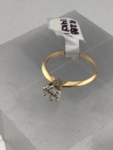 14KY Diamond Solitare Ring R288