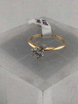 14KY Diamond Solitare Ring R288