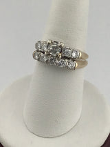 14KY Diamond Wedding Set R403