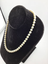 Pearl Strand w/ 925 Clasp N176