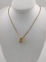 14KY Sliding Heart Necklace N186