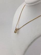14KY Sliding Heart Necklace N186