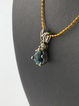 Trillion Indicolite With 1 Diamond P130