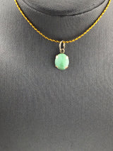 14KY Tiny Jade Pendant P169