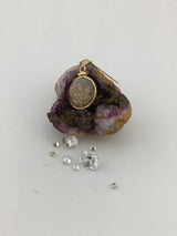 14KY Pendant Containing Gold Flecks P193