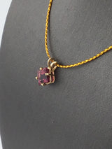 14KY Pink Spinel Pendant P194
