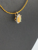 14KY Opal With Diamond Halo P305