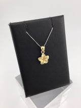 14KY Delicate Gold Flower P334