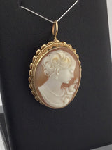 14KY Cameo Pendant P337