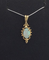14KY Opal Pendant P339