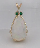 14KY HandMade Opal Pendant P357