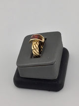 14KY Mozambique Garnet Custom Ring R104