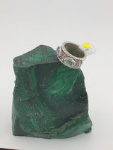 14KW Amethyst + Aquamarine Band Ring R106