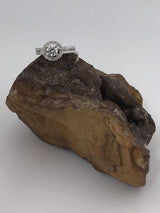 18KW Diamond Ring R119