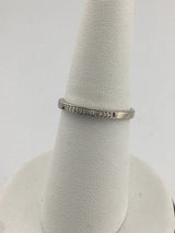 14KW Dainty Diamond Wedding Band R144