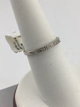 14KW Dainty Diamond Wedding Band R144