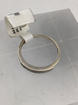 14KW Dainty Diamond Wedding Band R144