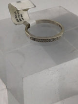 14KW Dainty Diamond Wedding Band R144