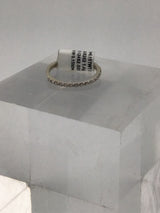 14KW Dainty Diamond Band R202